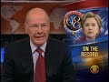 exclusive cbs news video contradicts hillary clinton's account of her 1996 visit to bosnia. senator clinton admitted she 
