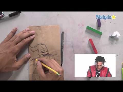 how to draw oogie boogie