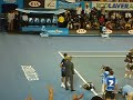 Jim Courier interviews Novak Djokovic after 08\