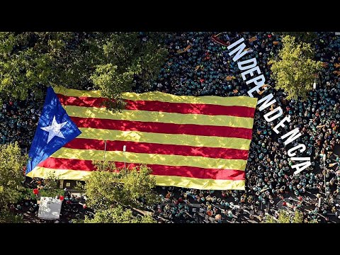 Spanien: 600.000 Katalanen demonstrieren für die Absp ...