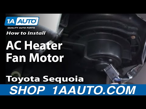 How To Install Replace AC Heater Fan Motor Toyota Sequoia 2001-07 1AAuto.com