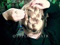 A simple style that can be done with many hair lengths! I love the 2 clips but you can use whatever you like. My hair is 60