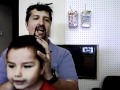 Fer y papa en el trabajo