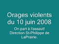 orages du 10 juin 2008 / thunderstorms of 6 10 2008