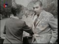 Prague, tram in Václavské nám retro video