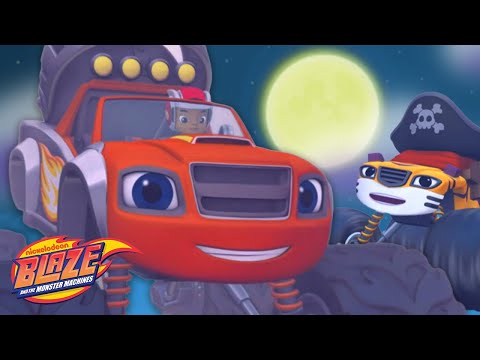 Truck or Treat 🎃 🍭 with Halloween Blaze! | Blaze and the Monster Machines