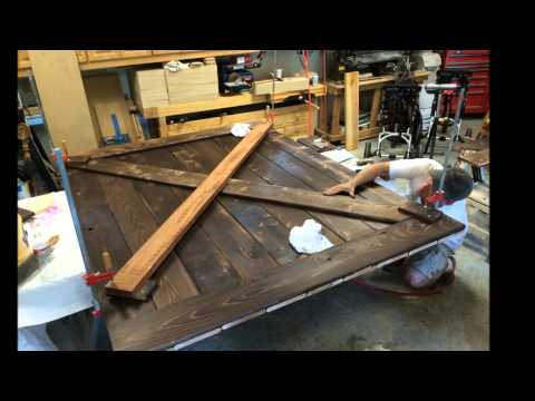 how to build barn doors