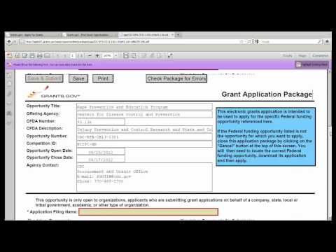 how to apply for grants