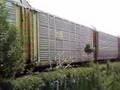 NS ES40DC #7574 leads Autotrain South, Joliet IL.