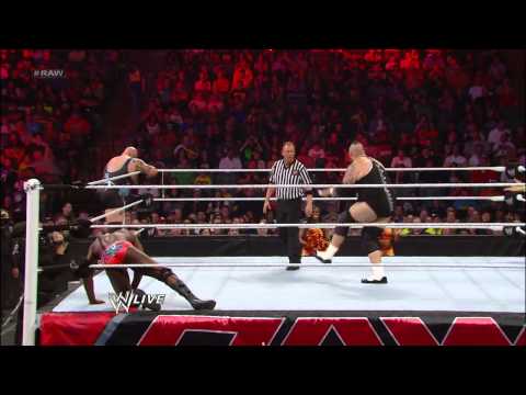 Brodus Clay & Tensai vs. The Prime Time Players: Raw, May 13, 2013