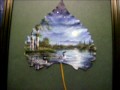 painted leaf...loons in moonlight.AVI