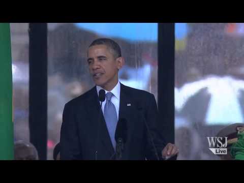 president - At the funeral service for Nelson Mandela, President Obama shook hands with Cuban President Raul Castro as he greeted world leaders, and in his speech, he pr...