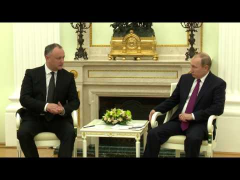 В Москве состоялась встреча Президента Республики Молдова и Президента Российской Федерации Владимира Путина