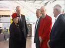 QUEEN OPENS NEW UK AIR TERMINAL