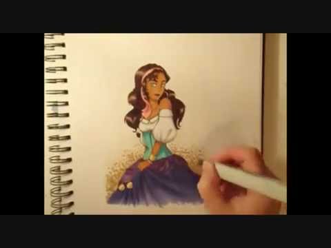 how to draw esmeralda