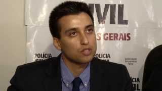VÍDEO: Entrevista do delegado de Caratinga, Fernando Lima, sobre a operação da Polícia Civil