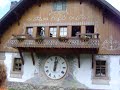 In Germany in the Black Forest. A house with a cuckoo clock on the whole side. Actually it was a store.