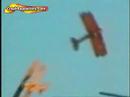 biplane water crash