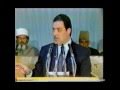شهید داکتر نجیب الله هنگام سخنرانی با علما و روحانیون