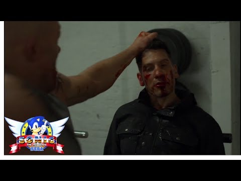 The Punisher Season 2 Gym Fight Scene With Sonic Sound Effects