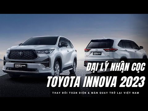 Đại lý nhận cọc tối thiểu 10 triệu cho Toyota Innova 2023, chốt lịch ra mắt Toyota Grand Highlander