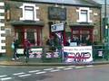 BNP stall in shildon Co.Durham