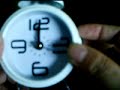 Travel Desktop Single Bell Alarm Clock