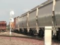 BNSF 3199 East meeting BNSF 2537 at CP 2165