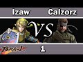 SSBB Izaw(Link) vs Calzorz(Snake) 1