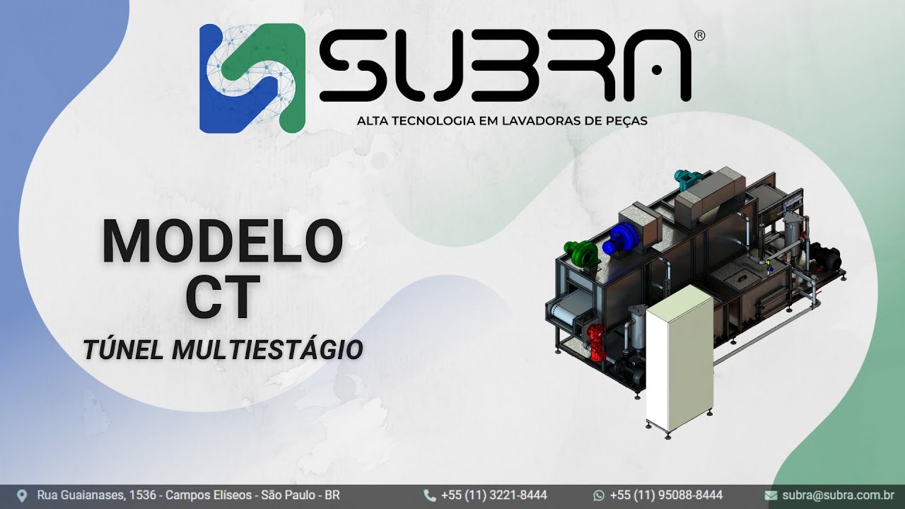 CT32 - Lavadora de Peças Industriais Subra