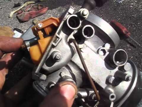 how to adjust a carburetor on a motorcycle