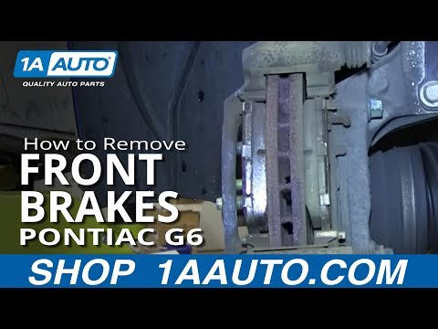 How To Install replace Do a Front Brake Job Pontiac G6 Saturn Aura