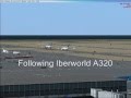 Boeing 738 FUTURA Taxi and take off from Malaga