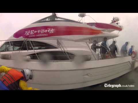 Headcam video shows frantic South Korea ferry rescue