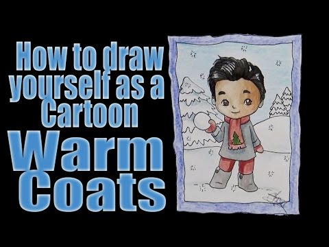 how to draw yourself as a cartoon character