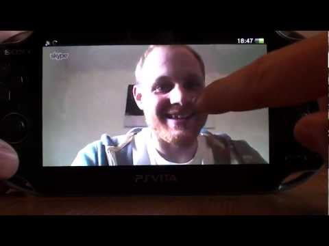 how to text chat on skype for ps vita