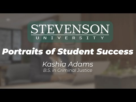 Portraits of Student Success: Kashia Adams, Criminal Justice Major