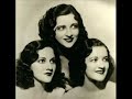 Boswell Sisters - Blue Moon 1935 Boswell Sisters