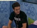 BB10 misc talk in 60's room... Jerry walks in... then out