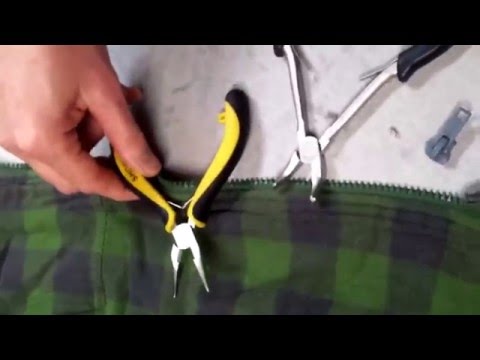 how to repair zipper pull