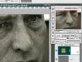 Metallic BW portrait toning: Photoshop retouching
