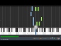 Davy Jones - Piano Tutorial (100% Speed) Synthesia + Sheet Music