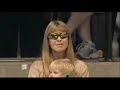 Steve Irwins daughter gives speech about her father... Steve Irwins daughter gives speech about her father...