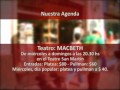 Programa N° 210: 23 de septiembre 2012: Nuestra Agenda... Actividades culturales para la semana