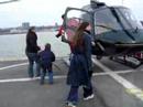 Al borde del despegue desde helipuerto en 12 Ave. y 30 th. street, Manhattan.