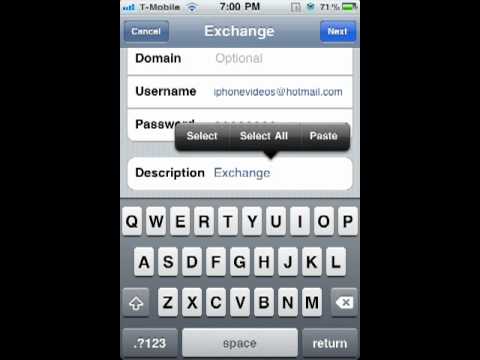 how to sync msn contacts to iphone