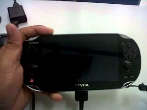 how to turn on ps vita