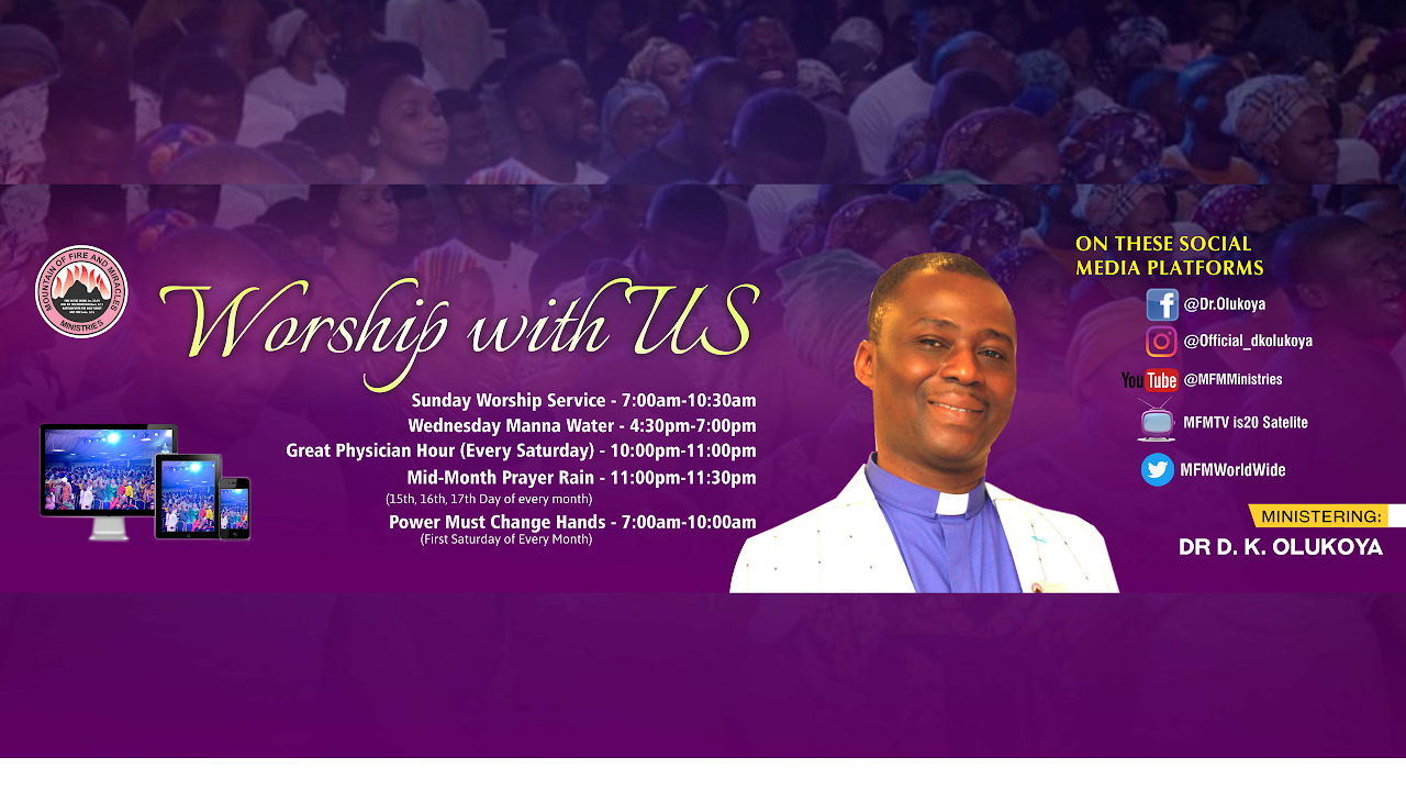 MFM Prayer Rain 18th September 2020 by Dr D. K. Olukoya