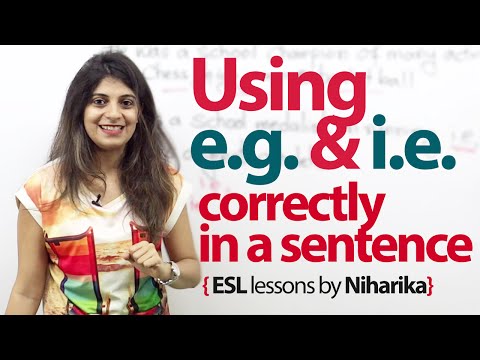 how to properly use i.e. and e.g