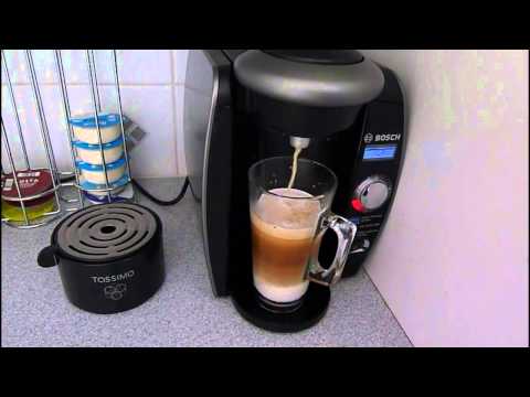 Bosch Tassimo coffee machine and how to halve the price of latte coffee . Bosch Tassimo coffee machine and how to halve the price of latte coffee .